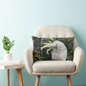 硫黄フレンドリー紋付きコカト波こんにちは ランバークッション (椅子)