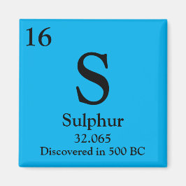 硫黄周期表 マグネット