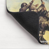 硫黄島に上がる旗 マウスパッド (コーナー)