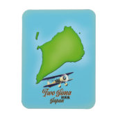 硫黄島の地図 マグネット (縦)