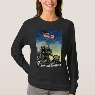 硫黄島の旗の上昇 Tシャツ