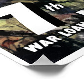 硫黄島の旗を掲げる縁ど- - ポスター (角)