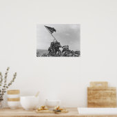 硫黄島の旗を掲げる ポスター (キッチン)