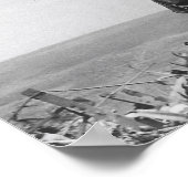 硫黄島の旗を掲げる ポスター (角)