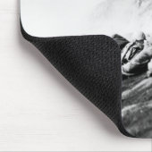 硫黄島の海岸堡のWWIIの海兵隊員 マウスパッド (コーナー)