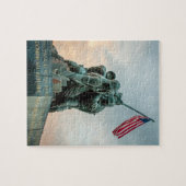 硫黄島の記念のジグソーパズル上の日没 ジグソーパズル (横)