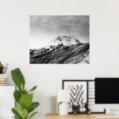 硫黄島ビーチヘッドの第二次世界大戦マリーンズ ポスター (ホームオフィス)