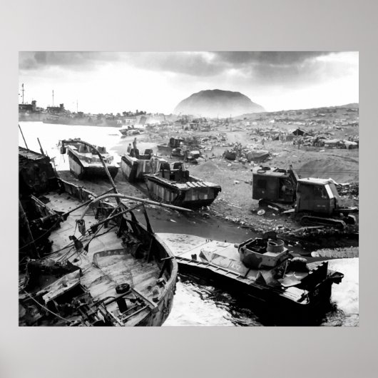 硫黄島ビーチ ポスター (正面)