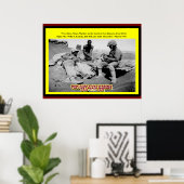 硫黄島黒海兵隊1945年 ポスター (ホームオフィス)