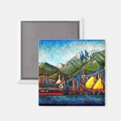 硫黄杭 マグネット (正面/裏面)