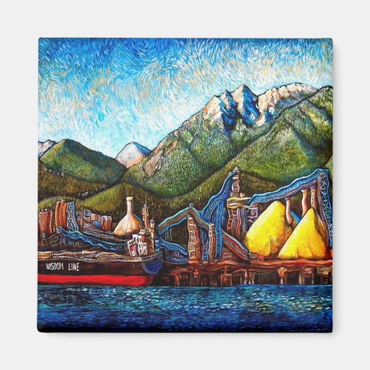 硫黄杭 マグネット (正面)