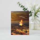 硫黄火山噴火 ポストカード (スタンド正面)