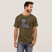 硫黄貯蔵庫をカットオフするユニス Tシャツ (正面フル)