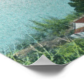 硫黄銀行の航空写真Quicksilver Mine ポスター (角)