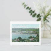 硫黄銀行の航空写真Quicksilver Mine ポストカード (スタンド正面)