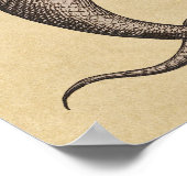 硫黄&マーキュリー錬金術ドラゴンシンボル ポスター (角)