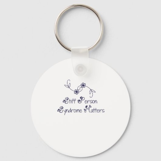 硬い人の症候群の問題 キーホルダー (正面)