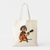 硬い毛ダッシ遊ャンドのアコースティックギター トートバッグ (裏面)