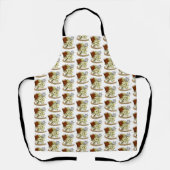 硬化性サイコロデザイン エプロン (正面)