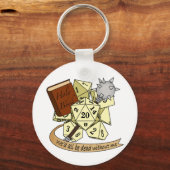 硬化性サイコロデザイン キーホルダー (正面)