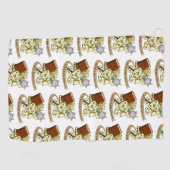 硬化性サイコロデザイン ゴルフタオル (横)