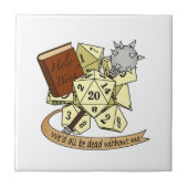 硬化性サイコロデザイン タイル (正面)