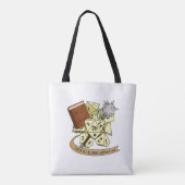 硬化性サイコロデザイン トートバッグ (裏面)