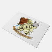 硬化性サイコロデザイン ドアマット (アングル)