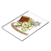 硬化性サイコロデザイン ノートブック (左側)