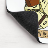 硬化性サイコロデザイン マウスパッド (コーナー)