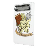 硬化性サイコロデザイン ミニクリップボード (アングル2)