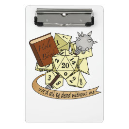 硬化性サイコロデザイン ミニクリップボード