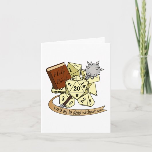 硬化性サイコロデザイン 招待状 (正面)