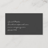 硬化性文字引用文 名刺 (裏面)