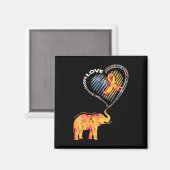 硬化症認識度信仰希望ラブサポート マグネット (正面/裏面)