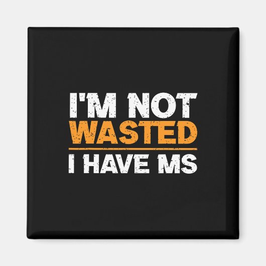 硬化症認識度私は無駄ではない私はMs. マグネット (正面)