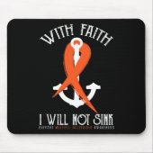 硬化症認識度 – 信仰と私はTeeをシンクしない マウスパッド (正面)
