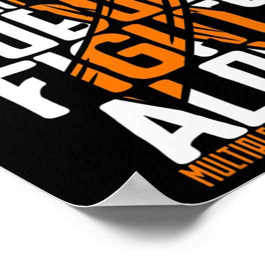 硬化症Ms支援多発性硬化症認識度 ポスター (角)