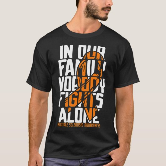 硬化症Ms支援多発性硬化症認識度 Tシャツ (正面)