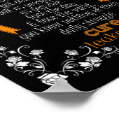 硬化白血病支持性白血病認識度Tシャツ ポスター (角)