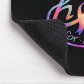 硬化認識度レインボータイディを希望 マウスパッド (コーナー)