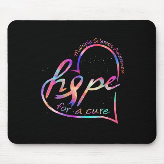 硬化認識度レインボータイディを希望 マウスパッド (正面)