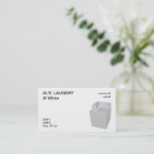 硬貨によって作動させる洗濯機 名刺 (スタンド正面)