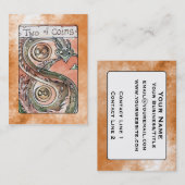 硬貨の2 名刺 (正面/裏面)