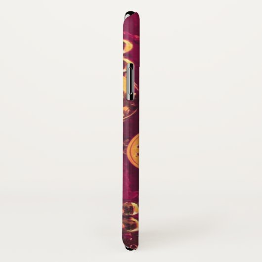 硬貨のiphone Xのベリーダンスの情報通のスカーフ Case-Mate iPhoneケース (裏面/右)