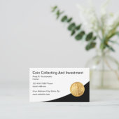 硬貨回収及び貨幣形名刺 名刺 (スタンド正面)