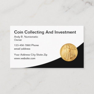 硬貨回収及び貨幣形名刺 名刺