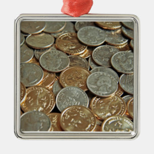 硬貨 メタルオーナメント