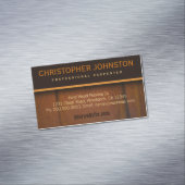 硬質木材フローリングフェイク木製名刺マグネット マグネット名刺 (インサイチュ)