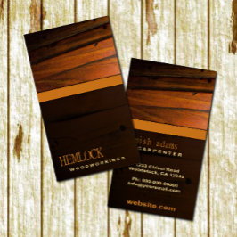 硬質木材フローリング木製木材プリント名刺 名刺
